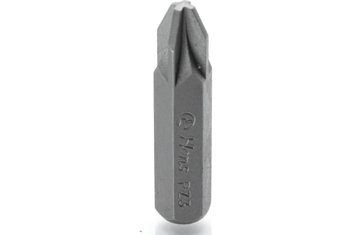 Бита для шуруповерта короткая крестовая на 5/16" PZ3, 032-4PZ3, Hans